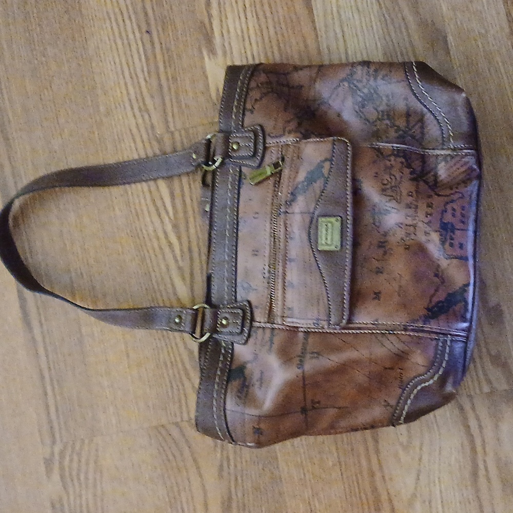 Concepts United States Map printed purse